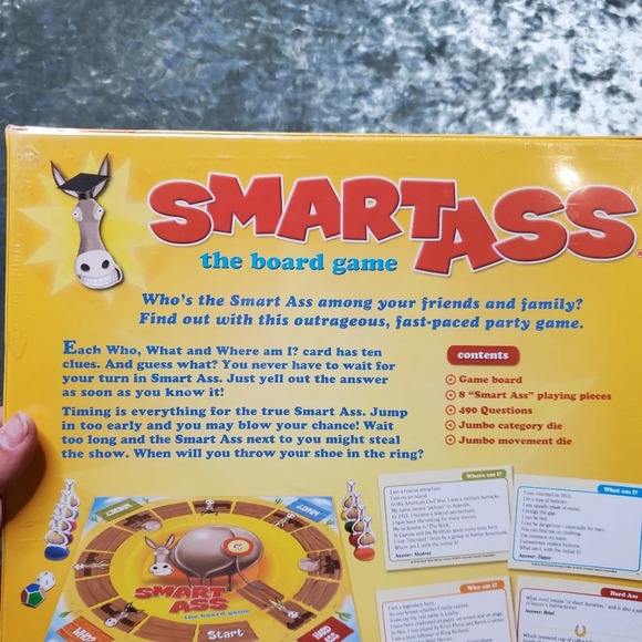 Smart Ass Trivia Board Game - Picture 4 of 4